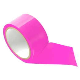 Фото frisky bondage tape pink - самоклеющаяся бондажная лента, 19,8 м (розовый) в профессиональном Секс Шопе