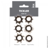 Набор эрекционных колец Linx Tickler Set Textured Ring Smoke - Набор эрекционных колец Linx Tickler Set Textured Ring Smoke