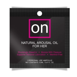 Фото sensuva - on arousal oil for her original - пробник возбуждающего масла для клитора, 0,3 мл в профессиональном Секс Шопе