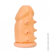 Кольца и насадки (страница 3) - удлиняющая на 7 см насадка на пенис extension condom фото