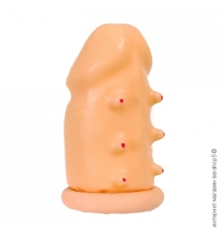Фото подовжуюча на 7 см насадка на пеніс extension condom в профессиональном Секс Шопе