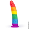 Фаллоимитатор Pride Dildo Silicone Rainbow - Фаллоимитатор Pride Dildo Silicone Rainbow