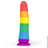 Фалоімітатор Pride Dildo Silicone Rainbow - Фалоімітатор Pride Dildo Silicone Rainbow