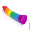 Фалоімітатор Pride Dildo Silicone Rainbow - Фалоімітатор Pride Dildo Silicone Rainbow