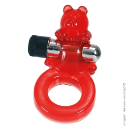 Фото кільце-ведмедик з вібратором jelly bear в профессиональном Секс Шопе