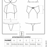 Еротичний комплект Obsessive Swanita corset - Еротичний комплект Obsessive Swanita corset