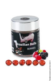 Фото великий набір кульок для масажу 6 berries brazilian balls jar в профессиональном Секс Шопе