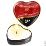 Масажна свічка сердечко - Plaisirs Secrets Bubble Gum, 35ml - Масажна свічка сердечко - Plaisirs Secrets Bubble Gum, 35ml