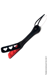 Фото шлепалка sportsheets leather heart impression paddle в профессиональном Секс Шопе