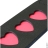 Шлепалка Sportsheets Leather Heart Impression Paddle