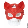 Червона преміум маска кішечки LOVECRAFT з натуральної шкіри в подарунковій упаковці - Червона преміум маска кішечки LOVECRAFT з натуральної шкіри в подарунковій упаковці