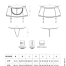Maidme комплект Obsessive, S/M - Maidme комплект Obsessive, S/M