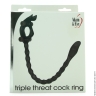 Эрекционное виброкольцо с анальным стимулятором Triple Threat Cock Ring - Эрекционное виброкольцо с анальным стимулятором Triple Threat Cock Ring
