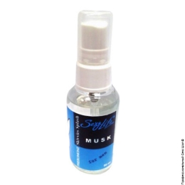 Фото парфюмированная вода для мужского белья musk в профессиональном Секс Шопе