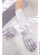 Рукавички - довгі білі рукавички фото