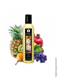 Фото натуральное увлажняющее массажное масло shunga libido - exotic fruit (экзотические фрукты) в профессиональном Секс Шопе