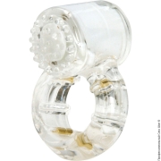 Кольца и лассо на член ❤️ с эрекционной функцией - ерекційне кільце з вібрацією climax® gems™ quartz ring фото