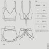 Maid костюм служниці Obsessive, S/M - Maid костюм служниці Obsessive, S/M