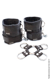 Фото набір для фіксації рук і ніг sportsheets hog tie & set cuff в профессиональном Секс Шопе