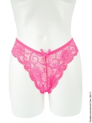 Женская сексуальная одежда и эротическое белье (страница 37) - розовые кружевные трусики с узором фото