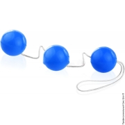 Вагінальні кульки (сторінка 5) - 3 сині кульки гейші на мотузці фото