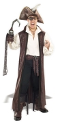Пираты и Морячки - rubies long pirate coat burgundy - плащ мужской, o/s фото