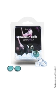 Первый секс шоп (сторінка 25) - набір кульок з масажним маслом 2 cold effect brazilian balls set фото