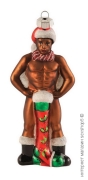 Секс приколы сувениры и подарки - игрушка на елку: мавр с длинным носком фото