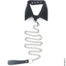 Комір з ланцюгом для БДСМ-ігор - Madam Collar Black - Комір з ланцюгом для БДСМ-ігор - Madam Collar Black