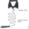 Комір з ланцюгом для БДСМ-ігор - Madam Collar Black - Комір з ланцюгом для БДСМ-ігор - Madam Collar Black