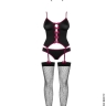 Bunny black костюм кролика Obsessive, S/M, L/XL - Bunny black костюм кролика Obsessive, S/M, L/XL