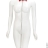 Воротник с цепью для БДСМ-игр - Madam Collar Red