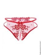 Женские сексуальные трусики шортики и эротические стринги (сторінка 5) - червоні трусики з малюнком фото