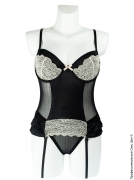  - сексуальний корсет з трусиками beauty night monica corset фото