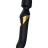 Dorcel Dual Orgasms Gold - Классический массажер и вибратор с жемчужным массажем и вращением, 12х3.3 см (чёрный)