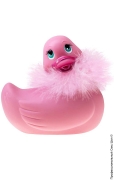 Первый секс шоп - вібромасажер i rub my duckie - paris pink//black фото