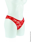 Женская сексуальная одежда и эротическое белье (сторінка 41) - червоні трусики з мереживами фото