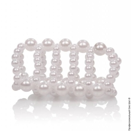 Фото маленька насадка basic essentials pearl beads stroker в профессиональном Секс Шопе