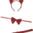 Rubies - Рога, хвост и бантик для эротического образа