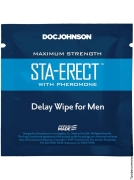 пролонгатори (сторінка 3) - пролонгують серветка з феромонами doc johnson sta-erect delay wipe for men фото