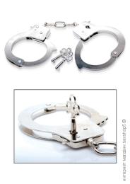 Фото наручники metal handcuffs в профессиональном Секс Шопе