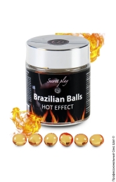 Фото великий набір кульок для масажу 6 hot efect brazilian balls jar в профессиональном Секс Шопе