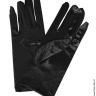 Атласні чорні рукавички
