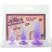Набор анальных пробок Doc Johnson Crystal Jellies Anal Initiation Kit