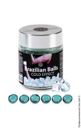 Фото великий набір кульок для масажу 6 cold effect brazilian balls jar в профессиональном Секс Шопе