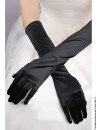 Фото довгі чорні рукавички в профессиональном Секс Шопе
