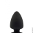 Гладкая металлическая анальная пробка Doxy Smooth Butt Plug, 7х3,5см