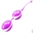 Вагинальные шарики Geisha Lastic Double Balls II-pink