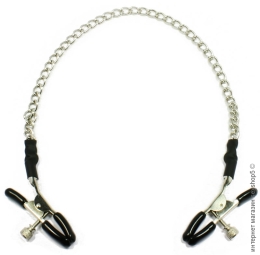 Фото ланцюжок на соски aligator nipple clamps в профессиональном Секс Шопе