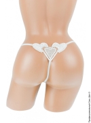 Женские сексуальные трусики шортики и эротические стринги (сторінка 8) - білі трусики з сердечками фото